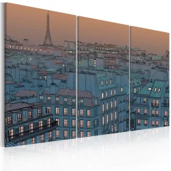 Obraz - Paryż - miasto idzie spać