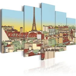 Obraz - Idylliczny obrazek Paryża