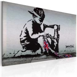 Obraz - Union Jack Kid (Banksy)