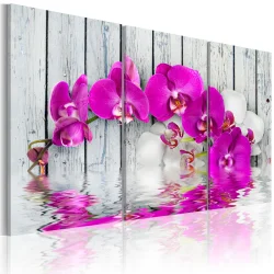 Obraz - harmonia: orchidea - tryptyk