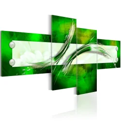 Obraz - zielony  motyw abstrakcyjny
