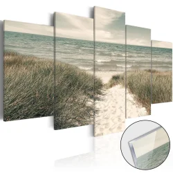 Obraz na szkle akrylowym - Cicha plaża [Glass]