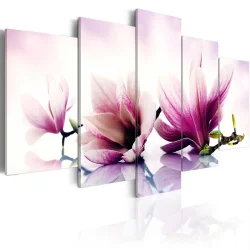 Obraz - Różowe kwiaty: magnolie