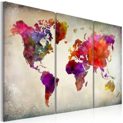 Obraz - Świat - mozaika kolorów