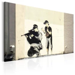 Obraz - Sniper and Child by Banksy