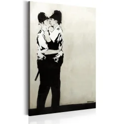 Obraz - Kissing Coppers by Banksy