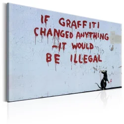 Obraz - If Graffiti Changed Anything by Banksy