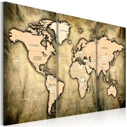 Obraz - Mapa świata: Piaski czasu