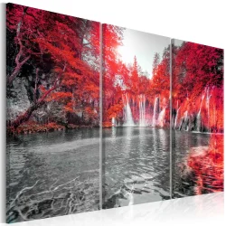 Obraz - Wodospady rubinowego lasu