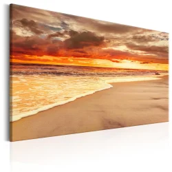 Obraz - Plaża: Piękny zachód słońca II