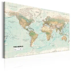 Obraz - Mapa świata: Piękny świat