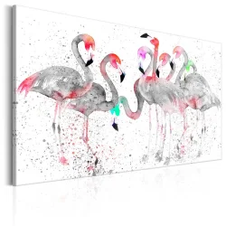 Obraz - Taniec flamingów