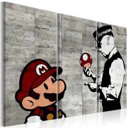 Obraz - Banksy: Mario Bros