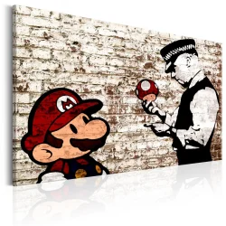 Obraz - Banksy: Zdarta ściana