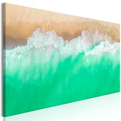 Obraz - Wybrzeże (1-częściowy) wąski zielony
