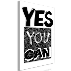 Obraz - Yes you can (1-częściowy) pionowy