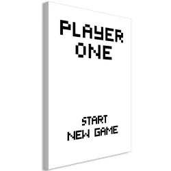 Obraz - Start new game (1-częściowy) pionowy