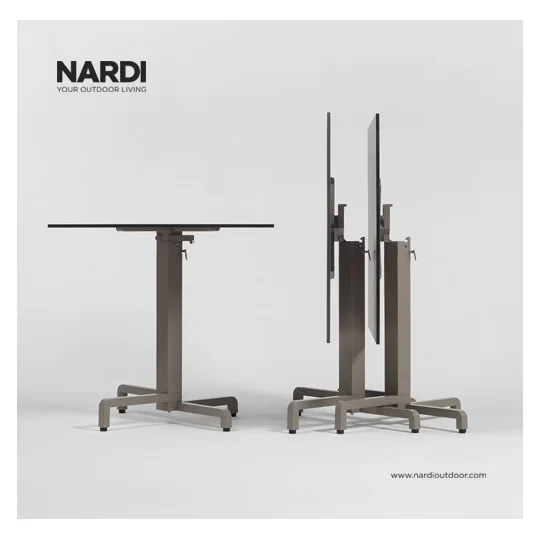 Podstawa stołowa, składana, aluminiowa NARDI IBISCO - Zdjęcie 4