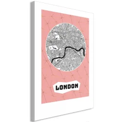 Obraz - Centrum Londynu (1-częściowy) pionowy