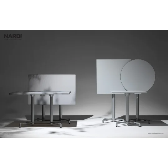 Podstawa stołowa, składana, aluminiowa NARDI SCUDO HIGH - Zdjęcie 3