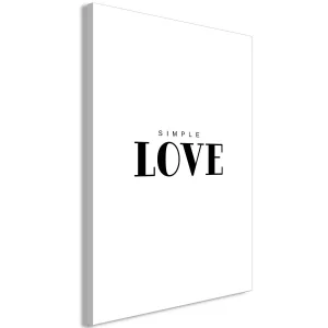 Obraz - Simple Love (1-częściowy) pionowy