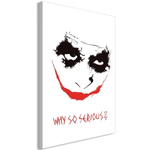 Obraz - Why so Serious? (1-częściowy) pionowy