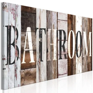 Obraz - Tablica: Bathroom (1-częściowy) wąski