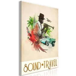 Obraz - Sound Travel (1-częściowy) pionowy
