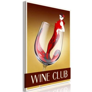 Obraz - Wine Club (1-częściowy) pionowy