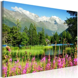 Obraz - Wiosna w Alpach (1-częściowy) szeroki