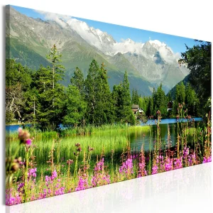 Obraz - Wiosna w Alpach (1-częściowy) wąski
