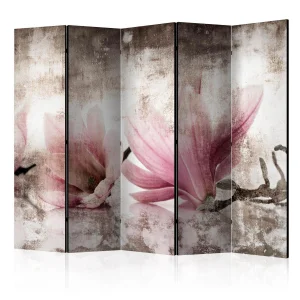 Parawan 5-częściowy - Zabytkowe magnolie II [Room Dividers]