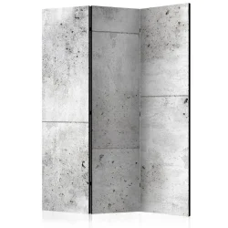 Parawan 3-częściowy - Concretum murum [Room Dividers]