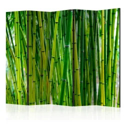 Parawan 5-częściowy - Bambusowy las II [Room Dividers]