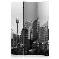 Parawan 3-częściowy - Wieżowce w Sydney [Room Dividers]