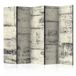 Parawan 5-częściowy - Love the Concrete II [Room Dividers]