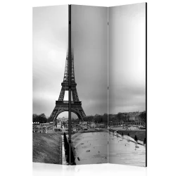 Parawan 3-częściowy - Paryż: Wieża Eiffla [Room Dividers]