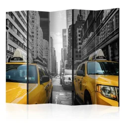 Parawan 5-częściowy - New York taxi II [Room Dividers]