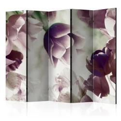 Parawan 5-częściowy - Heavenly tulips II [Room Dividers]