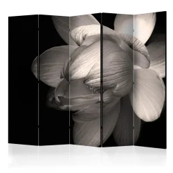 Parawan 5-częściowy - Kwiat lotosu II [Room Dividers]