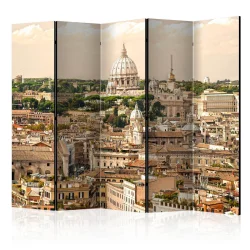 Parawan 5-częściowy - Rzym: panorama II [Room Dividers]