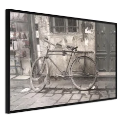 Plakat w ramie - Stary rower