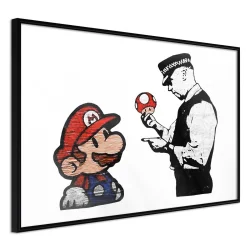 Plakat w ramie - Banksy: Mario and Copper