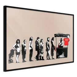 Plakat w ramie - Banksy: Festival
