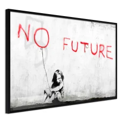 Plakat w ramie - Banksy: No Future