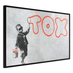 Plakat w ramie - Banksy: Tox