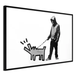 Plakat w ramie - Banksy: Choose Your Weapon