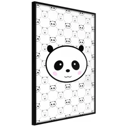 Plakat w ramie - Panda i przyjaciele