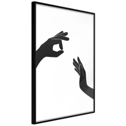 Plakat w ramie - Język gestów I