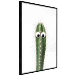 Plakat w ramie - Śmieszny kaktus I